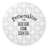 Creëer uw eigen — pas dit aan keramische knop (Voorkant)