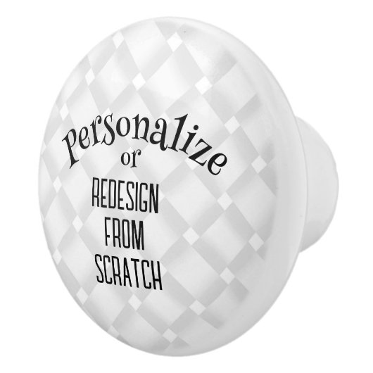 Creëer uw eigen — pas dit aan keramische knop (Rechts)