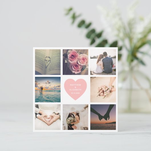 Creëer Uw eigen Pas getrouwd bruiloft Jubileum Fot Kaart (Staand voorkant)