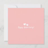 Creëer Uw eigen Pas getrouwd bruiloft Jubileum Fot Kaart (Achterkant)