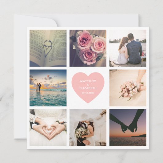 Creëer Uw eigen Pas getrouwd bruiloft Jubileum Fot Kaart (Voorkant)