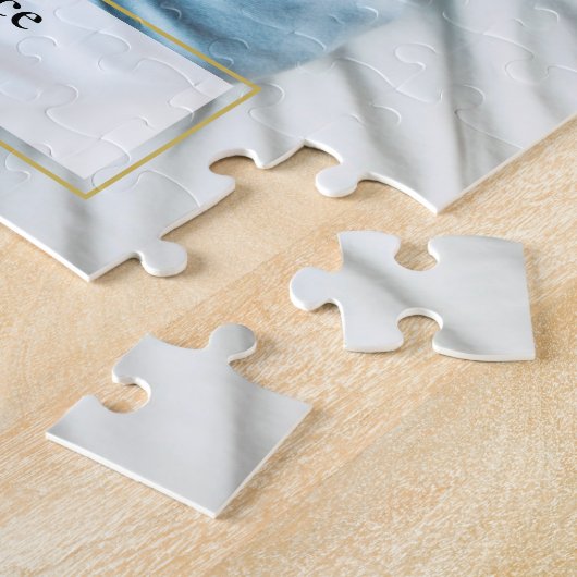 Creëer Uw eigen pasgeboren Baby Foto Jigzaag Puzzl Legpuzzel (Zijkant)