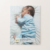 Creëer Uw eigen pasgeboren Baby Foto Jigzaag Puzzl Legpuzzel (Verticaal)