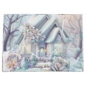 Creëer uw eigen pastel kerst bruiloft groot cadeauzakje (Voorkant)