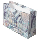 Creëer uw eigen pastel kerst bruiloft groot cadeauzakje (Voorkant Gekanteld)