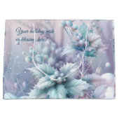 Creëer uw eigen pastel kerst maretak groot cadeauzakje (Voorkant)