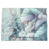 Creëer Uw eigen pastel Kerstman & kerstboom Groot Cadeauzakje (Voorkant)