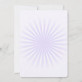 Creëer uw eigen pastel retro starburst kaart (Achterkant)