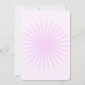 Creëer uw eigen pastel retro starburst kaart (Achterkant)