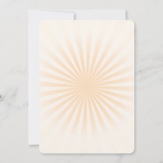 Creëer uw eigen pastel retro starburst kaart (Achterkant)