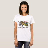 Creëer Uw eigen Peace Love boeken T-shirt (Voorkant volledig)