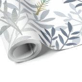 Creëer uw eigen Peacock Snowflakes Cadeaupapier (Rol Hoek)