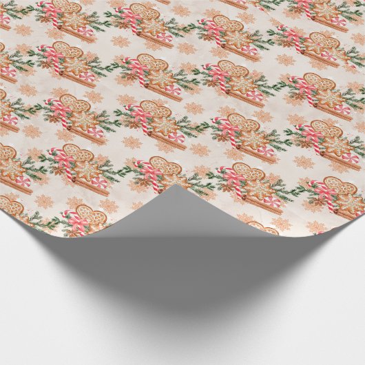 Creëer uw eigen pepermunt & pepermunt cadeaupapier (Hoek)