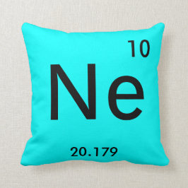 Creëer Uw eigen periodiek tabelelementsymbool Kussen