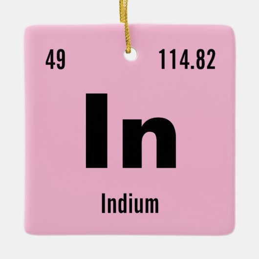 Creëer uw eigen Periodieke Lijst van de Elementen Keramisch Ornament (Voorkant)
