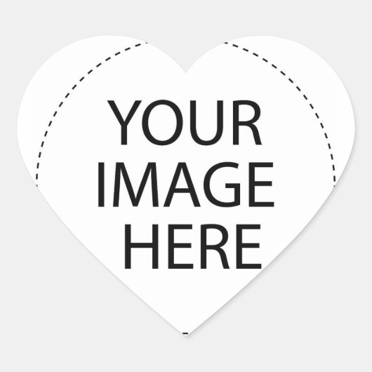 CREËER UW EIGEN - PERSONALISEER DIT HART STICKER (Voorkant)