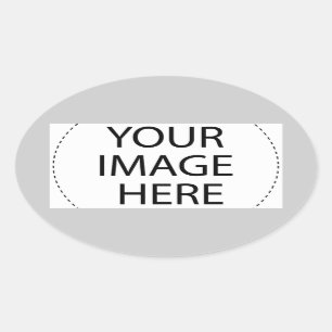 CREËER UW EIGEN - PERSONALISEER DIT OVALE STICKER