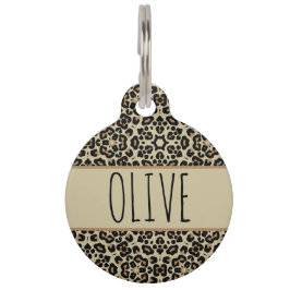 CREËER UW EIGEN PERSONALISEER LEOPARD DOG PET HUISDIERPENNING