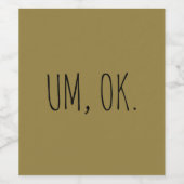 creëer uw eigen & PERSONALISEER OLIJFKLEUR Wijn Etiket (Enkel label)