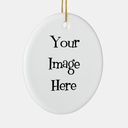 Creëer Uw eigen persoon : Ontwerp uw eigen aangepa Keramisch Ornament (Rechts)