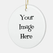 Creëer Uw eigen persoon : Ontwerp uw eigen aangepa Keramisch Ornament (Links)