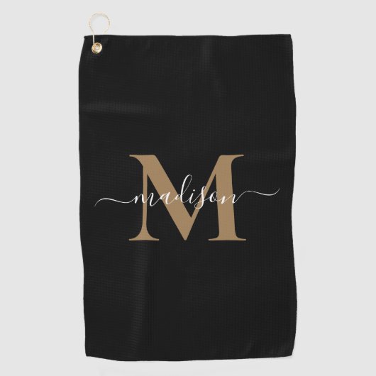 Creëer Uw eigen persoonlijk geïndividualiseerd mon Golfhanddoek (Voorkant)