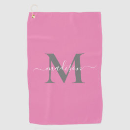 Creëer Uw eigen persoonlijk geïndividualiseerd mon Golfhanddoek