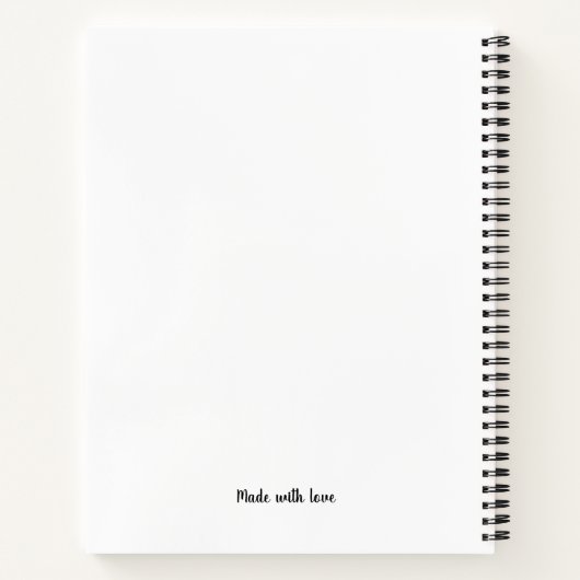 Creëer Uw eigen  persoonlijk Notitieboek (Achterkant)