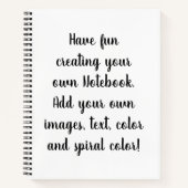 Creëer Uw eigen  persoonlijk Notitieboek (Voorkant)