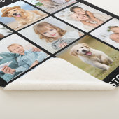 Creëer Uw eigen persoonlijke 9 Fotocollage Sherpa Deken (3/4)