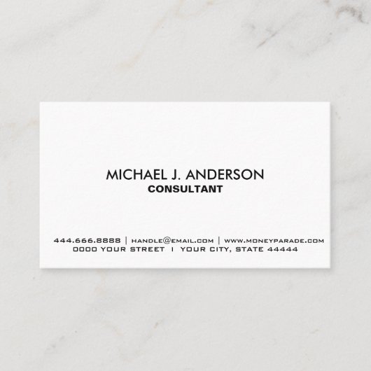 Creëer uw eigen persoonlijke, aangepaste multikleu visitekaartje (Voorkant)