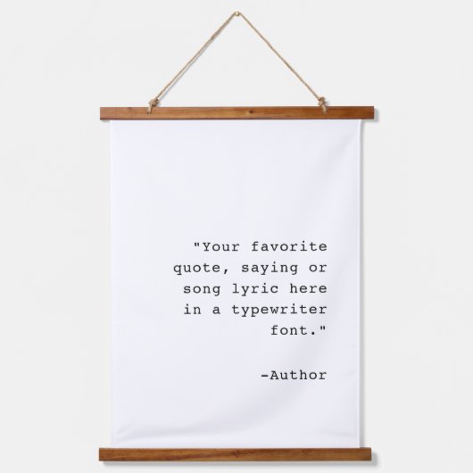 Creëer uw eigen persoonlijke aangepaste offerte hangend wandkleed (Voorkant)