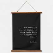 Creëer uw eigen persoonlijke aangepaste offerte hangend wandkleed (Voorkant)