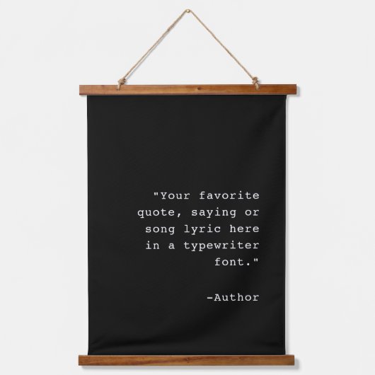 Creëer uw eigen persoonlijke aangepaste offerte hangend wandkleed (Voorkant)