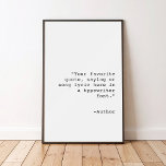 Creëer uw eigen persoonlijke aangepaste offerte poster<br><div class="desc">Creëer uw eigen aangepaste offerte poster. Voeg uw gepersonaliseerde tekst toe in een klassiek lettertype voor schrijfmachines.</div>