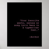 Creëer uw eigen persoonlijke aangepaste offerte poster (Voorkant)