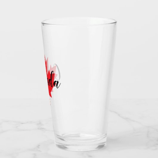 Creëer Uw eigen persoonlijke Canadese Rode Maple L Glas (Links)