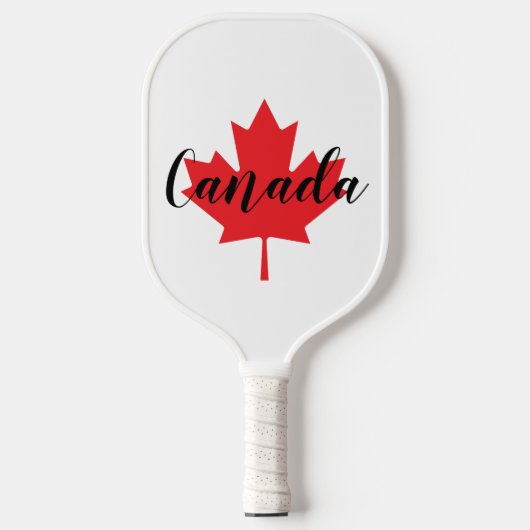 Creëer Uw eigen persoonlijke Canadese Rode Maple L Pickleball Paddle (Voorkant)
