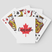 Creëer Uw eigen persoonlijke Canadese Rode Maple L Pokerkaarten (Achterkant)