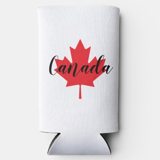 Creëer Uw eigen persoonlijke Canadese Rode Maple L Seltzer Blikjeskoeler (Voorkant)