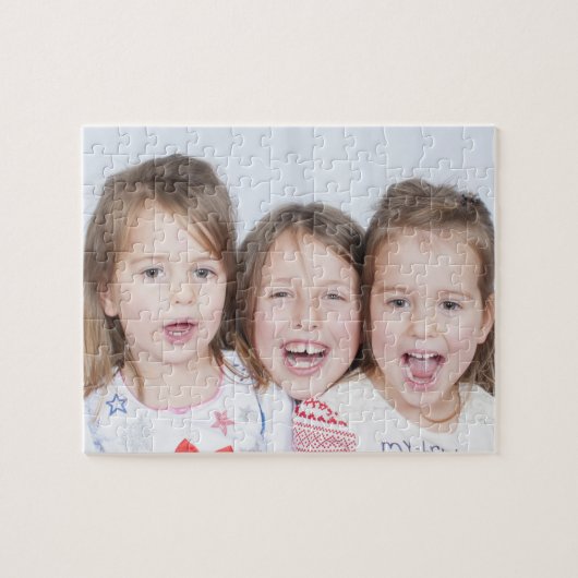 Creëer Uw eigen persoonlijke familiefoto Legpuzzel (Horizontaal)
