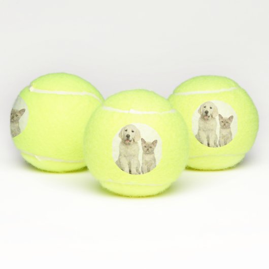 Creëer Uw eigen persoonlijke familiefoto Tennisballen (Multi)