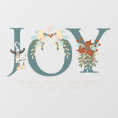 Creëer Uw eigen persoonlijke feestelijke feestdage Raamsticker (Vel)