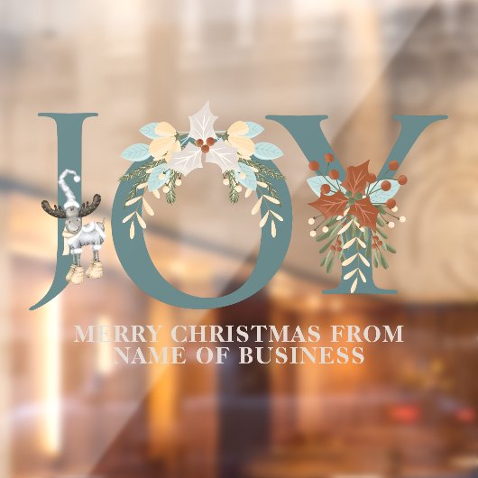 Creëer Uw eigen persoonlijke feestelijke feestdage Raamsticker (Vel 2)