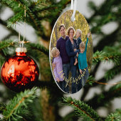 Creëer Uw eigen persoonlijke feestelijke foto met  Metalen Ornament