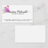 Creëer Uw eigen persoonlijke Florence Design Custo Visitekaartje (Voorkant / Achterkant)