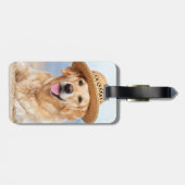 Creëer Uw eigen persoonlijke foto 2 Pet Photo Dog Bagagelabel (Achterkant horizontaal)