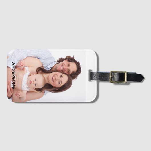 Creëer Uw eigen persoonlijke foto Bagagelabel (Voorkant (horizontaal))