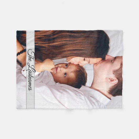 Creëer Uw eigen persoonlijke foto Fleece Deken (Voorkant (Horizontaal))