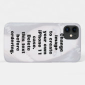 Creëer uw eigen persoonlijke foto iPhone 11 hoesje (Achterkant (horizontaal))